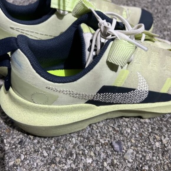 Nike Crater Impact Lime Ice-White-Navy Shoes Sz 6.5Y DB3551-310 Pre-owned - Picture 6 of 12